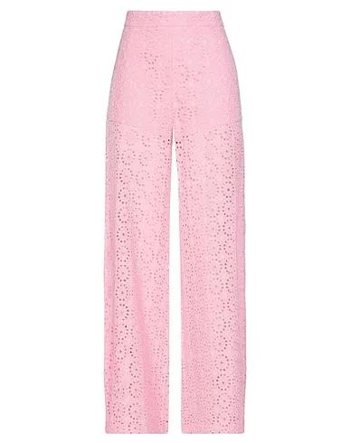 Pink Lace Casual pants