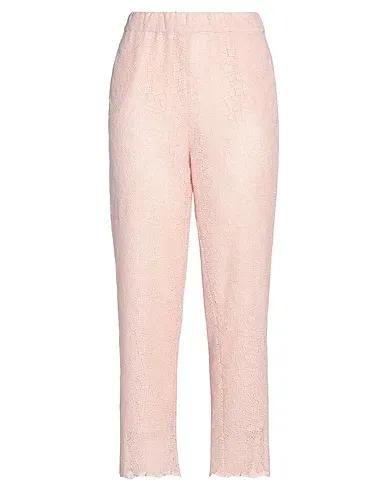 Pink Lace Casual pants