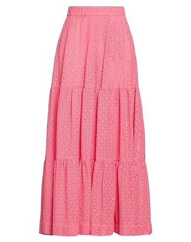 Pink Lace Maxi Skirts