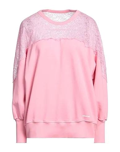 Pink Lace Sweatshirt