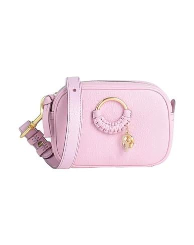 Pink Leather Cross-body bags