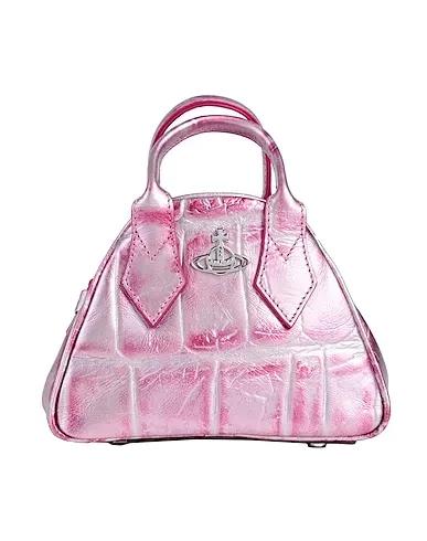 Pink Leather Handbag