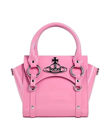 Pink Leather Handbag