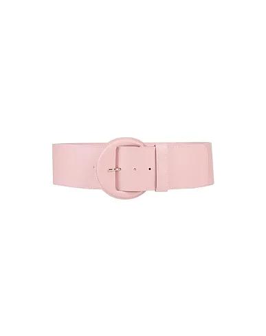 Pink Leather High-waist belt