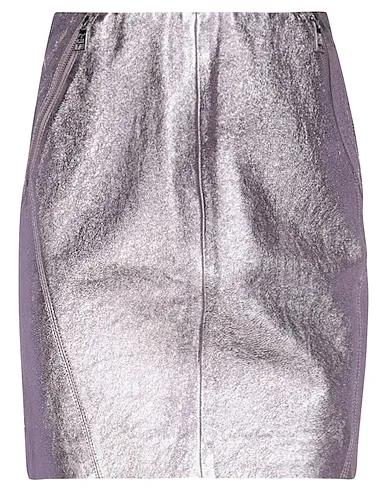Pink Leather Mini skirt