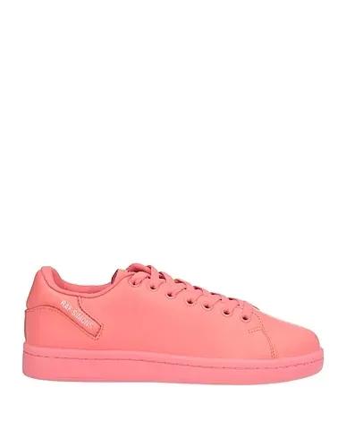 Pink Leather Sneakers