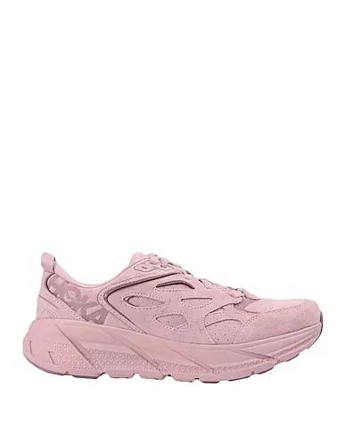 Pink Leather Sneakers U CLIFTON L SUEDE
