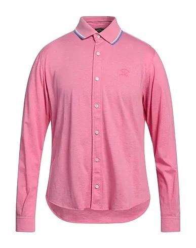 Pink Piqué Patterned shirt