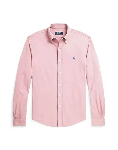 Pink Piqué Solid color shirt FEATHERWEIGHT MESH SHIRT
