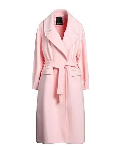 Pink Plain weave Coat