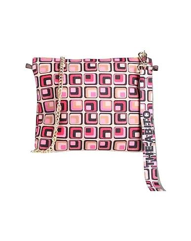 Pink Plain weave Cross-body bags