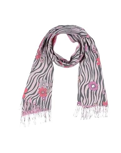 Pink Plain weave Scarves and foulards