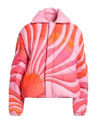Pink Plain weave Shell  jacket
