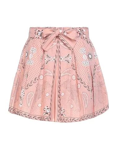 Pink Plain weave Shorts & Bermuda