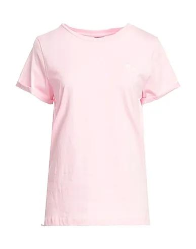 Pink Plain weave T-shirt