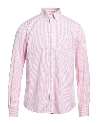 Pink Poplin Checked shirt