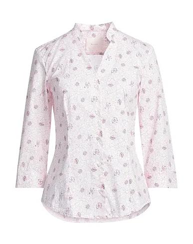 Pink Poplin Floral shirts & blouses