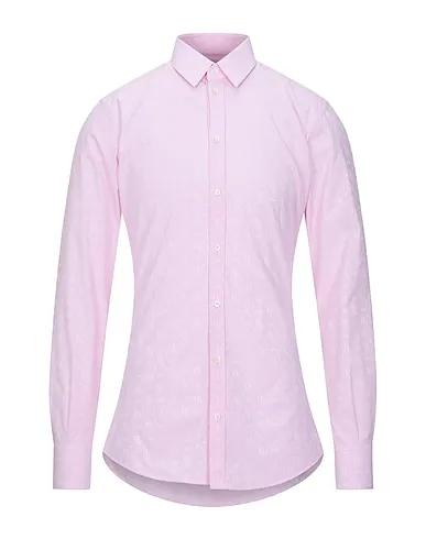 Pink Poplin Patterned shirt