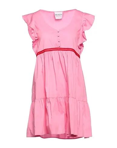 Pink Poplin Short dress