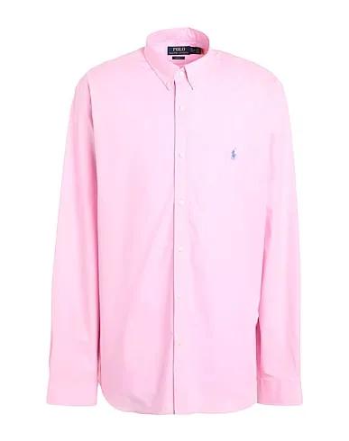 Pink Poplin Solid color shirt