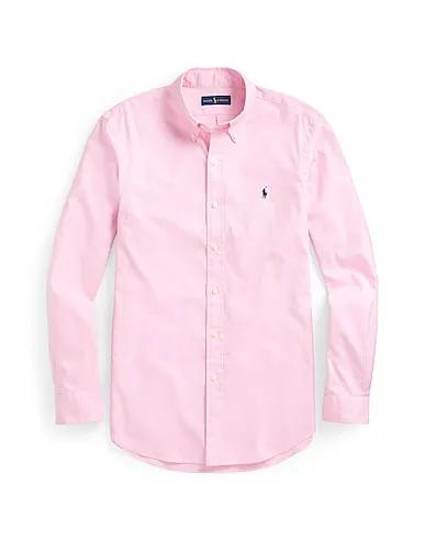 Pink Poplin Solid color shirt