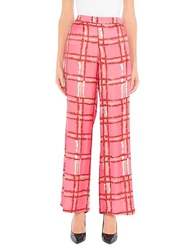 Pink Satin Casual pants