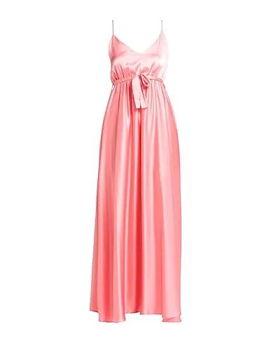 Pink Satin Long dress