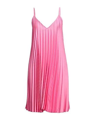 Pink Satin Short dress