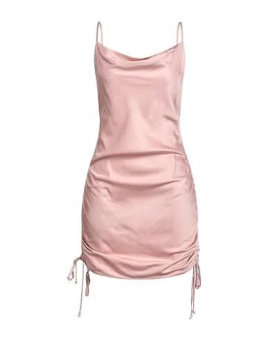 Pink Satin Short dress
