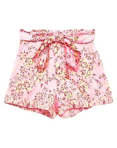Pink Satin Shorts & Bermuda