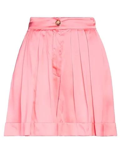 Pink Satin Shorts & Bermuda