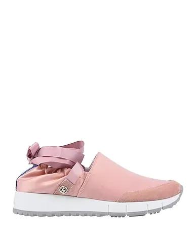Pink Satin Sneakers
