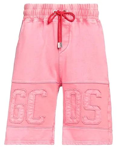 Pink Shorts & Bermuda OVERDYED BAND LOGO REGULAR SWEATSHORTS