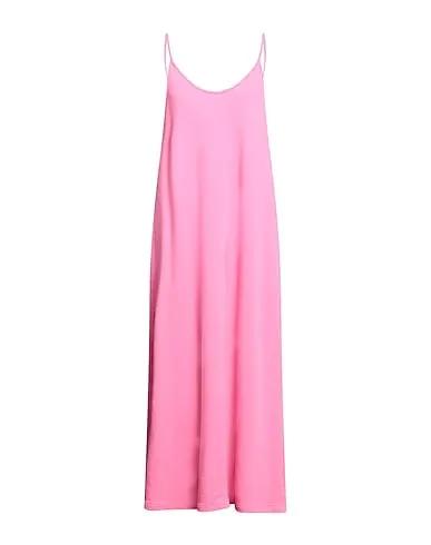 Pink Sweatshirt Long dress