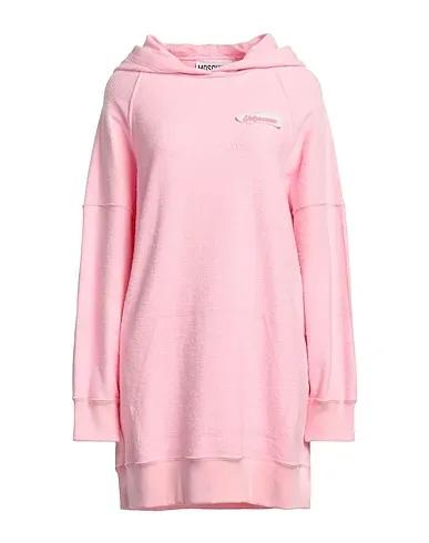 Pink Sweatshirt Short dress
