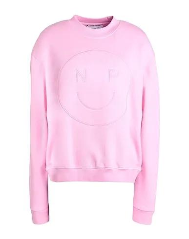 Pink Sweatshirt Sweatshirt NP AQUA SMILEY LOGO SWEAT

