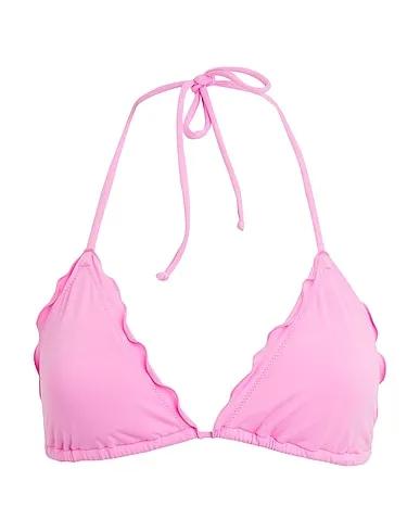 Pink Synthetic fabric Bikini RECYCLED POLY BIKINI BRA
