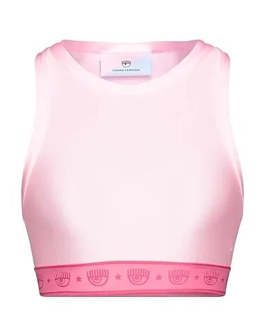 Pink Synthetic fabric Crop top