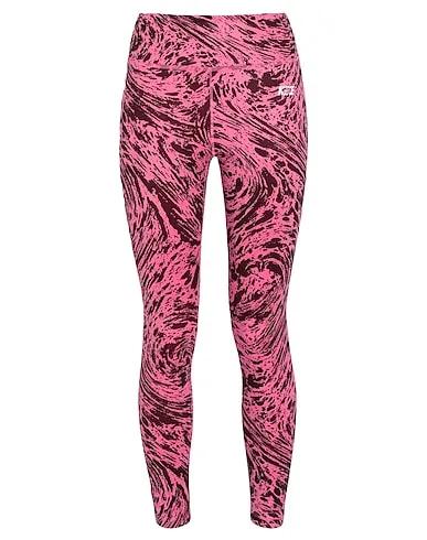 Pink Synthetic fabric Leggings W NK ONE DF HR IC 7/8 TGT AOP
