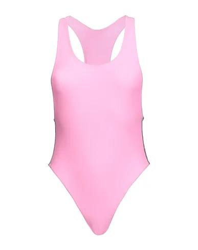 Pink Synthetic fabric One-piece swimsuits