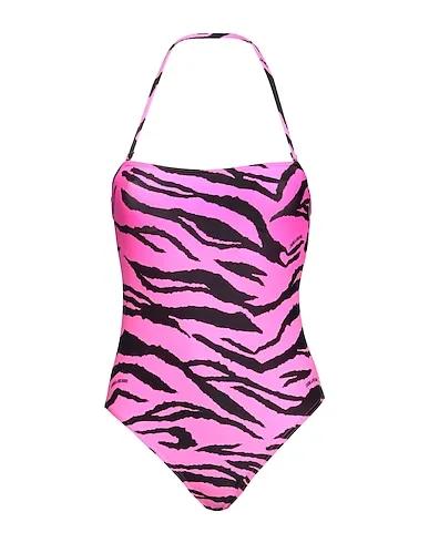 Pink Synthetic fabric One-piece swimsuits