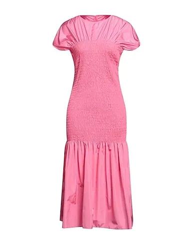 Pink Taffeta Midi dress