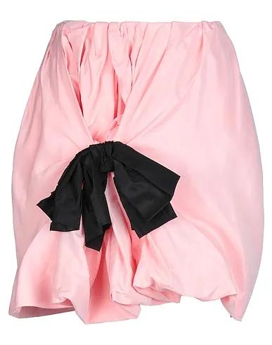 Pink Taffeta Midi skirt