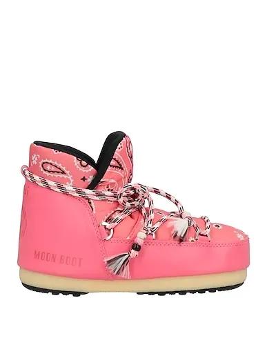 Pink Techno fabric Ankle boot