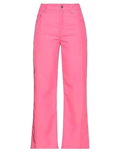 Pink Techno fabric Casual pants