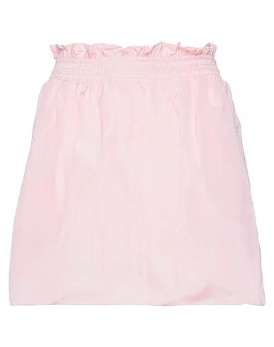 Pink Techno fabric Mini skirt