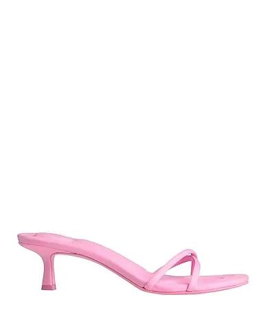 Pink Techno fabric Sandals