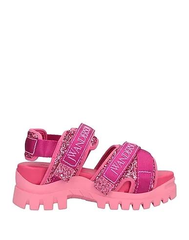 Pink Techno fabric Sandals