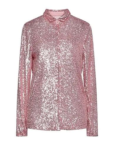 Pink Tulle Solid color shirts & blouses