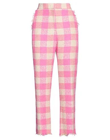 Pink Tweed Casual pants